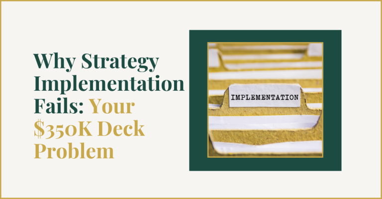 why strategy implementation fails